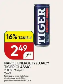 Chata Polska Napój energetyzujący Tiger Classic oferta