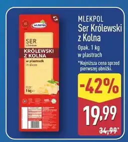 ALDI Ser Królewski z Kolna oferta