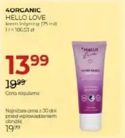 Jawa Drogerie 4organic hello love krem intymny oferta
