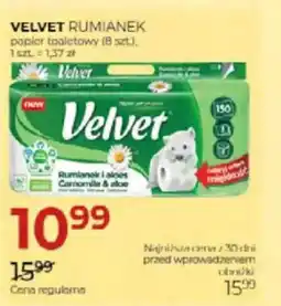 Jawa Drogerie Velvet rumianek papier toaletowy oferta