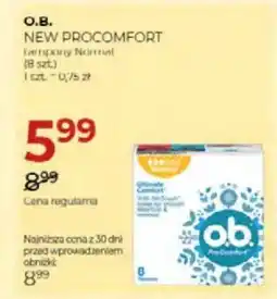 Jawa Drogerie O.b. new procomfort tampony normal oferta