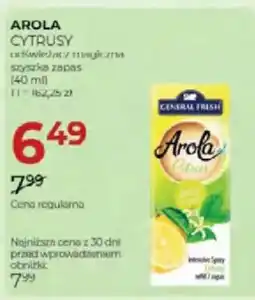 Jawa Drogerie Arola cytrusy odświeżacz szyszka zapas oferta