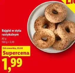 Lidl Bajgiel w stylu rustykalnym oferta
