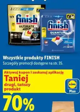 Lidl Wszystkie produkty FINISH oferta