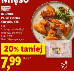 Lidl Polski kurczak - skrzydła, XXL oferta