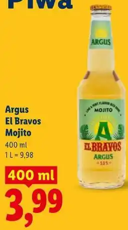 Lidl Argus El Bravos Mojito oferta