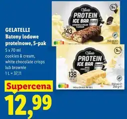 Lidl Batony lodowe proteinowe, 5-pak GELATELLI oferta