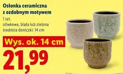 Lidl Osłonka ceramiczna z ozdobnym motywem oferta