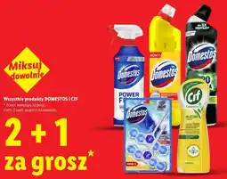 Lidl Wszystkie produkty DOMESTOS i CIF oferta