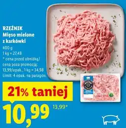 Lidl RZEŹNIK Mięso mielone z karkówki oferta