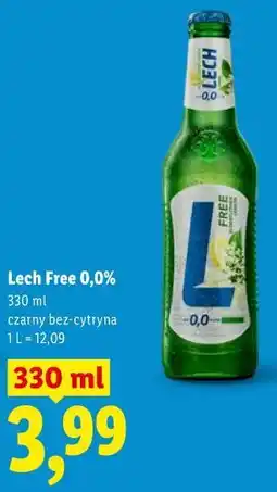 Lidl Lech Free 0,0% czarny bez-cytryna oferta