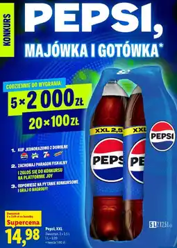 Lidl Pepsi, XXL Dwusztuk oferta