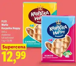 Lidl FLIS Wafle Karpatka Happy oferta