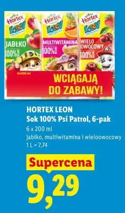 Lidl Sok 100% Psi Patrol, 6-pak oferta
