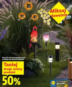 Lidl Wszystkie dekoracje ogrodowe marki LIVARNO oraz doniczki PARKSIDE oferta