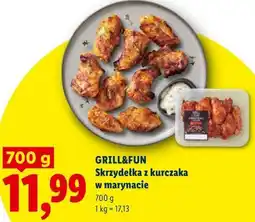 Lidl GRILL&FUN Skrzydełka z kurczaka w marynacie oferta