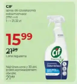 Jawa Drogerie Cif spray do czyszczenia odkamieniacz oferta