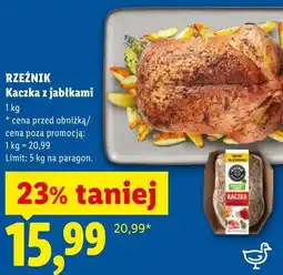 Lidl RZEŹNIK Kaczka z jabłkami oferta