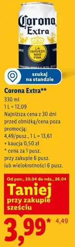 Lidl Corona Extra oferta