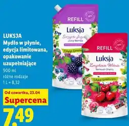 Lidl LUKSJA Mydło w płynie, edycja limitowana, opakowanie uzupełniające oferta
