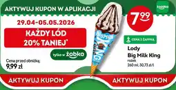 Żabka Lody Big Milk King oferta