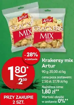 Żabka Krakersy mix Artur oferta