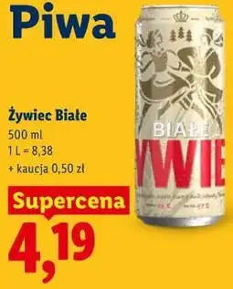 Lidl Żywiec Białe oferta