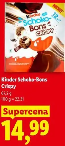 Lidl Kinder Schoko-Bons Crispy oferta