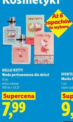 Lidl HELLO KITTY Woda perfumowana dla dzieci oferta
