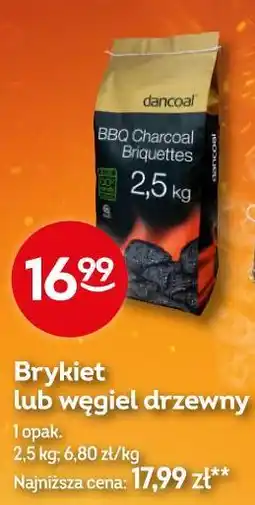 Żabka Brykiet lub węgiel drzewny oferta