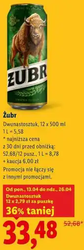 Lidl Żubr oferta
