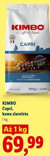 Lidl KIMBO Capri, kawa ziarnista oferta