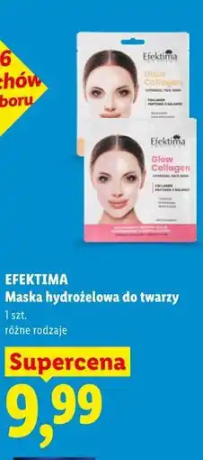 Lidl EFEKTIMA Maska hydrożelowa do twarzy oferta