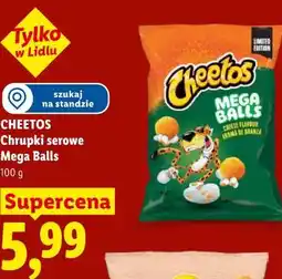 Lidl CHEETOS Chrupki serowe Mega Balls oferta