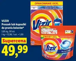 Lidl VIZIR Proszek lub kapsułki do prania kolorów oferta