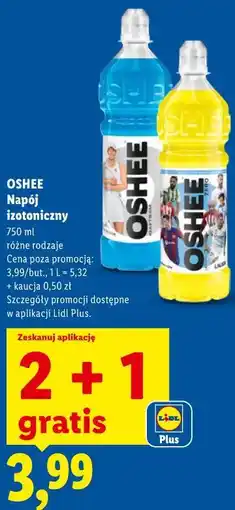Lidl OSHEE Napój izotoniczny oferta