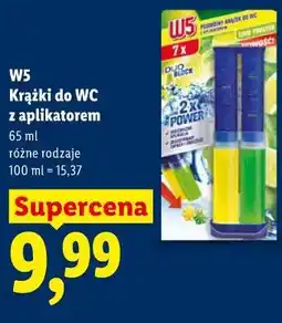 Lidl W5 Krążki do WC z aplikatorem oferta