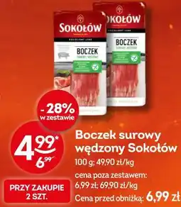 Żabka Boczek surowy wędzony Sokołów oferta