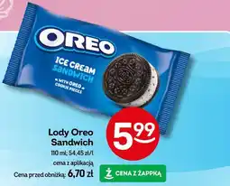 Żabka Lody Oreo Sandwich oferta