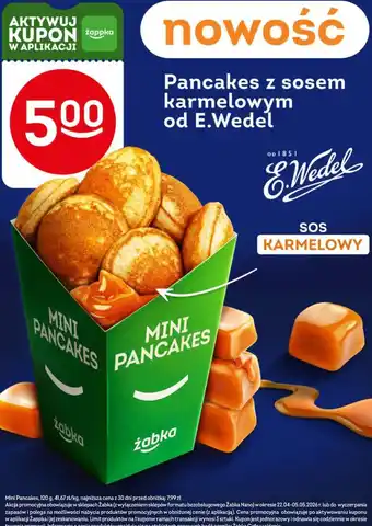 Pancakes z sosem karmelowym od E.Wedel