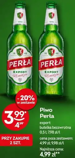 Żabka Piwo Perła export butelka bezzwrotna oferta