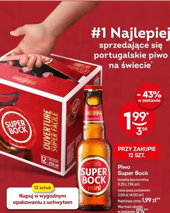 Żabka Piwo Super Bock mini oferta