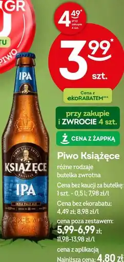 Żabka Piwo Książęce oferta