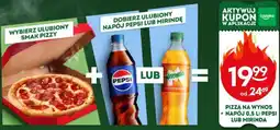 Żabka PIZZA NA WYNOS + NAPÓJ 0,5 L: PEPSI LUB MIRINDA oferta