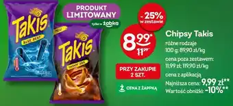 Żabka Chipsy Takis oferta