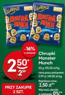 Żabka Chrupki Monster Munch oferta