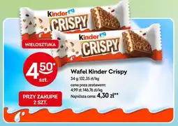 Żabka Wafel Kinder Crispy oferta