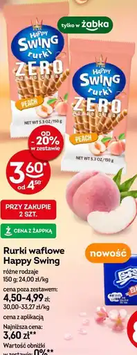 Żabka Rurki waflowe Happy Swing oferta