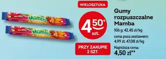 Żabka Gumy rozpuszczalne Mamba oferta