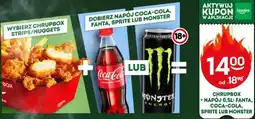 Żabka CHRUPBOX + NAPÓJ 0,5L: FANTA, COCA-COLA, SPRITE LUB MONSTER oferta